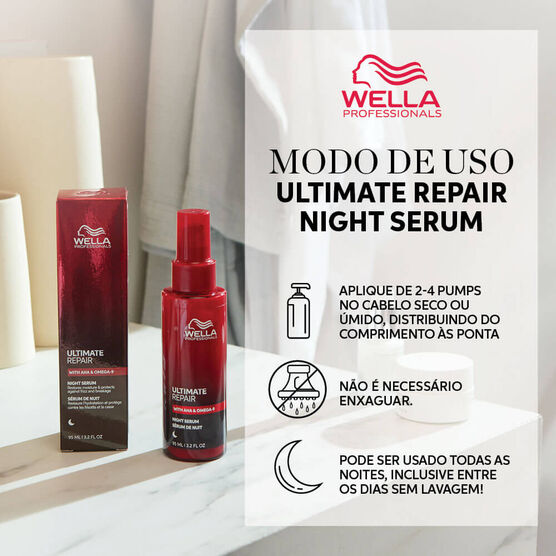 Sérum Capilar Noturno Wella Ultimate Repair